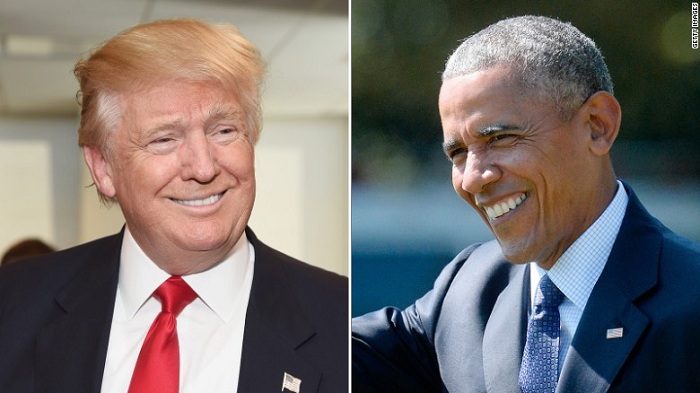 Obama congratulates Trump on victory